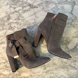 Ted Baker London Charcoal Heeled Boots